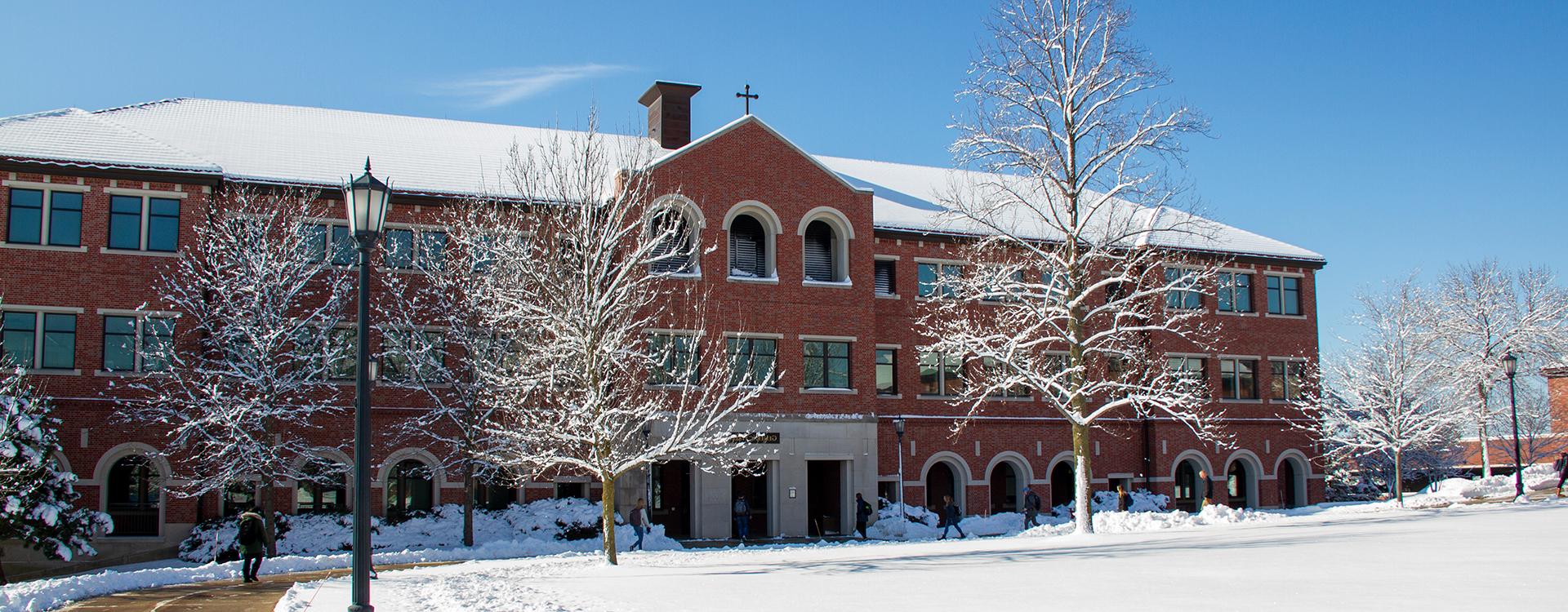 Generac Hall in winter